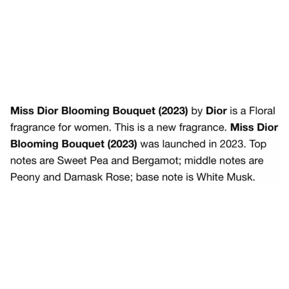 DIOR Miss Dior Eau de Parfum, Parfum & Blooming Bouquet  EDT Samples Set - Picture 12 of 13